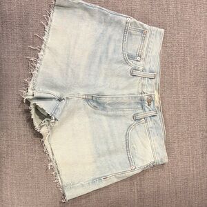 Madewell Faded Blue Jean Shorts, Size 26